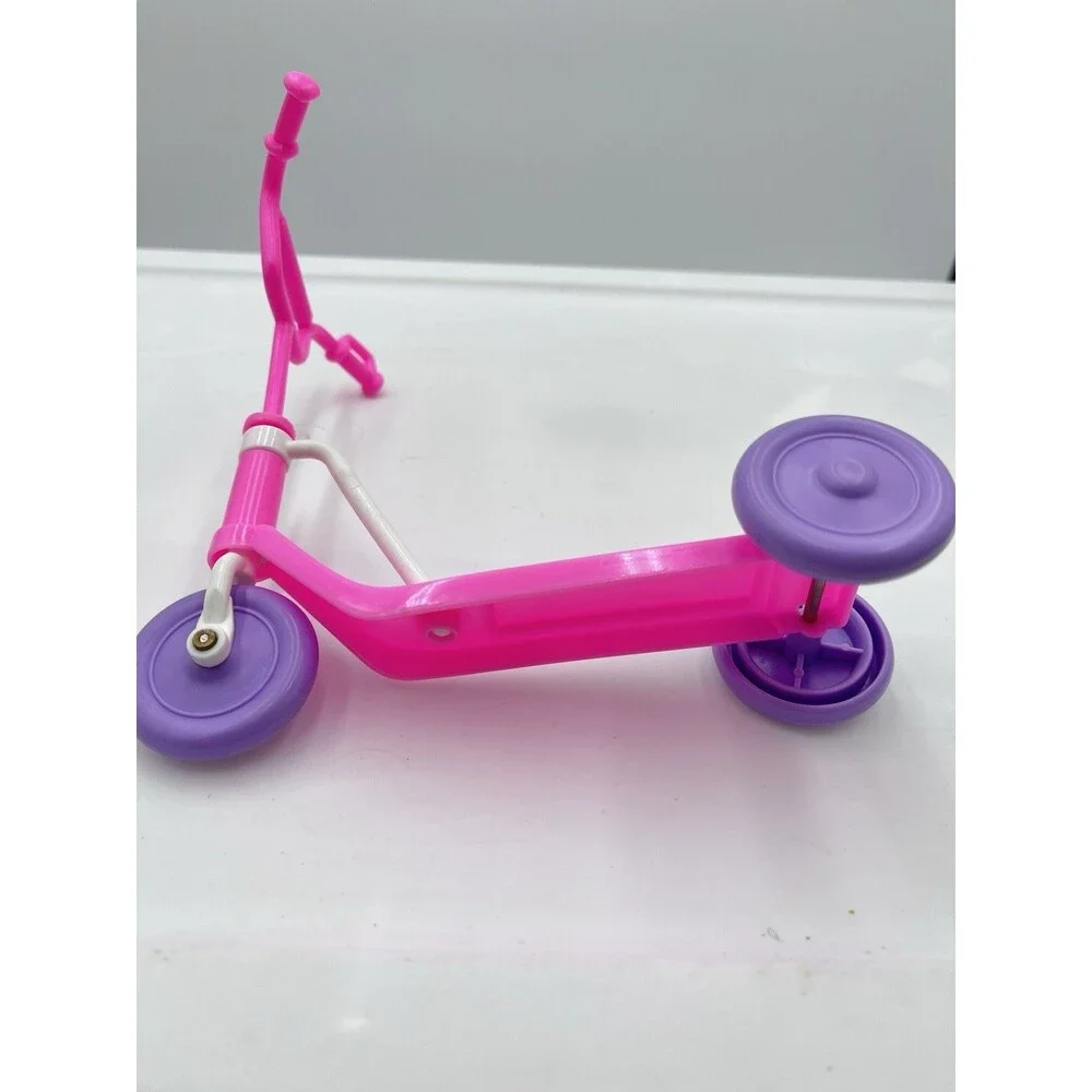 Vtg Mattel 1988 Pink Purple Barbie Skipper Doll Picnic Party Scooter Arco Stacie